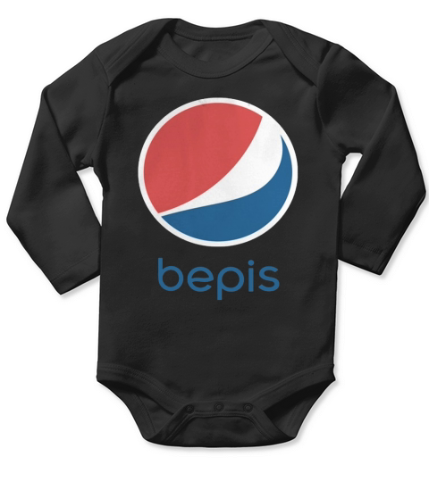 BEPIS BEPIS OOER MEME MEMES PRONUNCIATION PEPSI COKE Long Sleeve Baby One-Piece