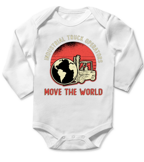 Forklift Operator Industrial Truck Operators Long Sleeve Baby One-Piece
