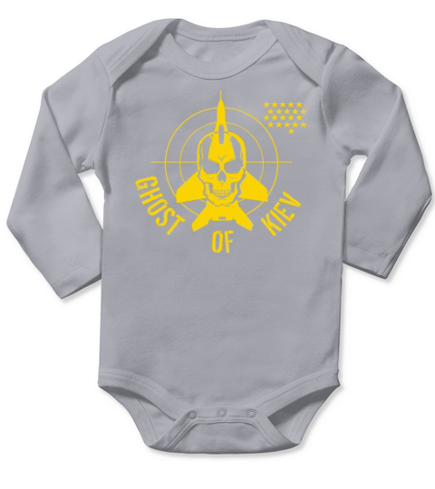 Ghost of Kiev Long Sleeve Baby One-Piece