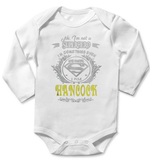 HANCOCK . HANCOCK superhero Long Sleeve Baby One-Piece
