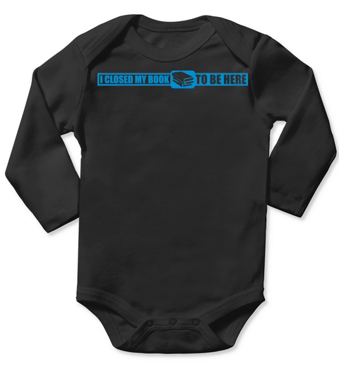 I closed my book Long Sleeve Baby One-Piece