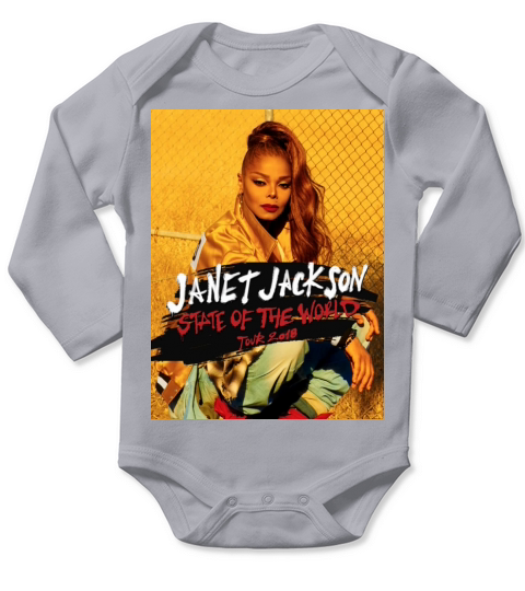 Janet Jackson state of the world Long Sleeve Baby One-Piece