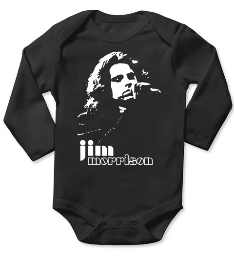 Jim Morrison Fan Long Sleeve Baby One-Piece