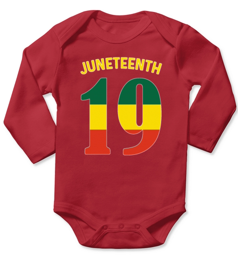 Juneteenth Ancestors Black Pride African American Long Sleeve Baby One-Piece