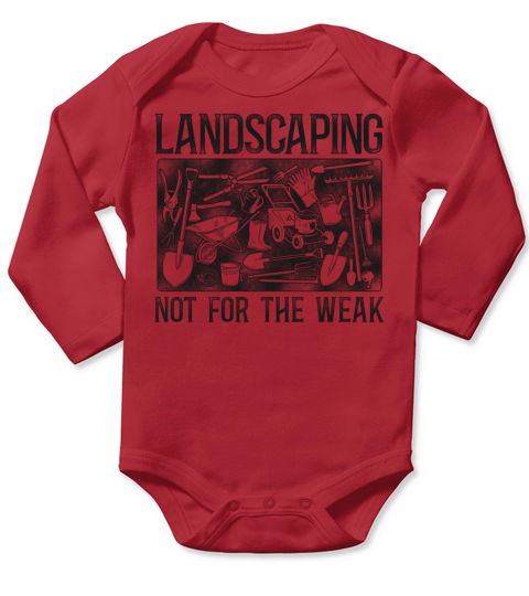 Landscaper Landscaping Landscape Long Sleeve Baby One-Piece