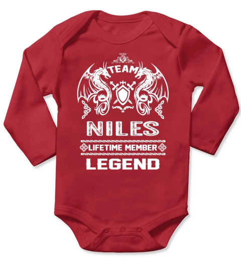 NILES team lifetime member legend Long Sleeve Baby One-Piece