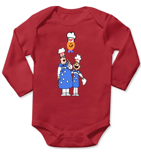 original burger chef and jeff promo Long Sleeve Baby One-Piece