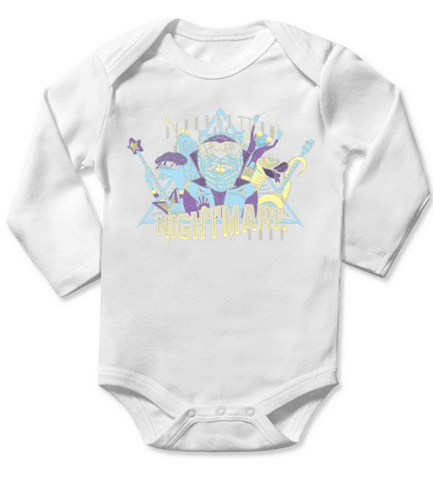 Riverbottom Nightmare Band Long Sleeve Baby One-Piece