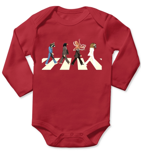 The Beatles Abby Road Long Sleeve Baby One-Piece