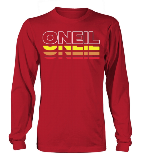 Oneil First Name Funny Vintage Sunset Oneil Long sleeved Unisex