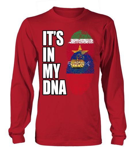 Surinamese And Liechtensteiner Vintage Heritage DN Long sleeved Unisex