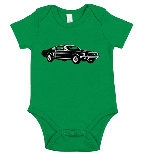 1968 Ford Mustang Fastback Short Sleeve Baby One-Piece