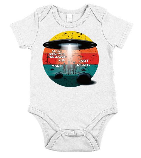 Aliens UFO Area 41 Take Me To Your Leader Galactic Short Sleeve Baby One-Piece