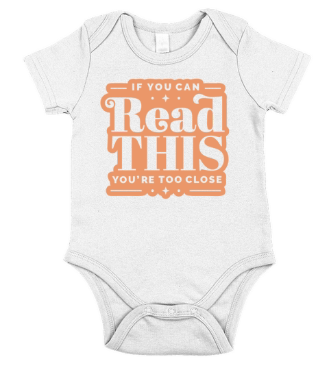Antisocial Funny Too Close Quote Short Sleeve Baby One-Piece