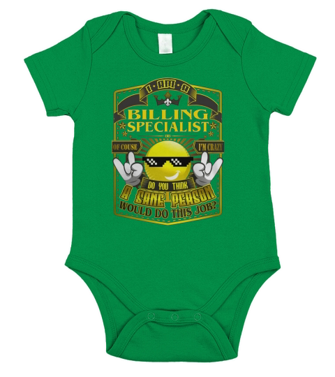 BILLING SPECIALIST Do This Job New Short Sleeve Baby One-Piece