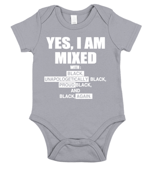 Black People History Month T-shirt Short Sleeve Baby One-Piece