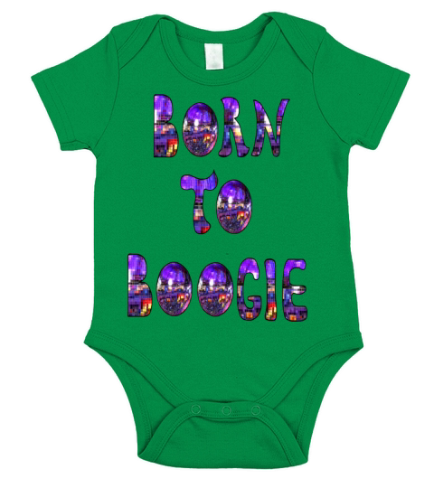 Born to Boogie Short Sleeve Baby One-Piece