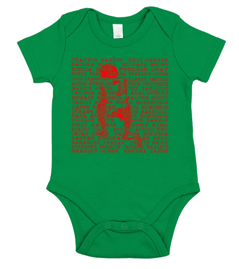 Colin Kaepernick and Names of Police Brutality Victims Short Sleeve Baby One-Piece