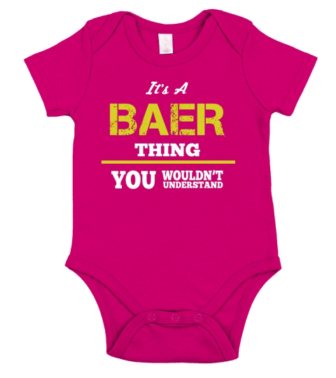 Cool T-Shirt For BAER Short Sleeve Baby One-Piece