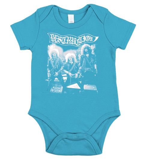 Destruction band tshirt Short Sleeve Baby One-Piece