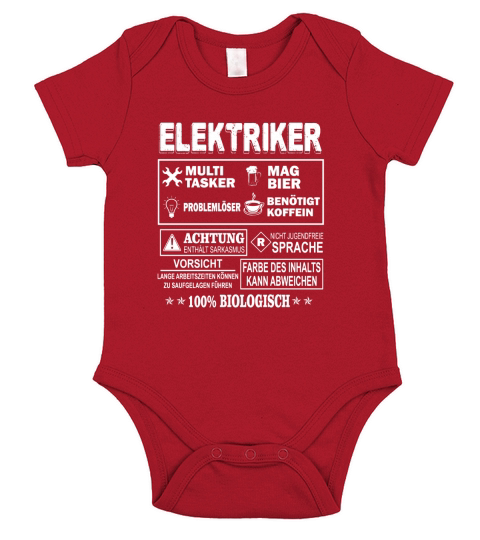 ELEKTRIKER Multitasker Short Sleeve Baby One-Piece