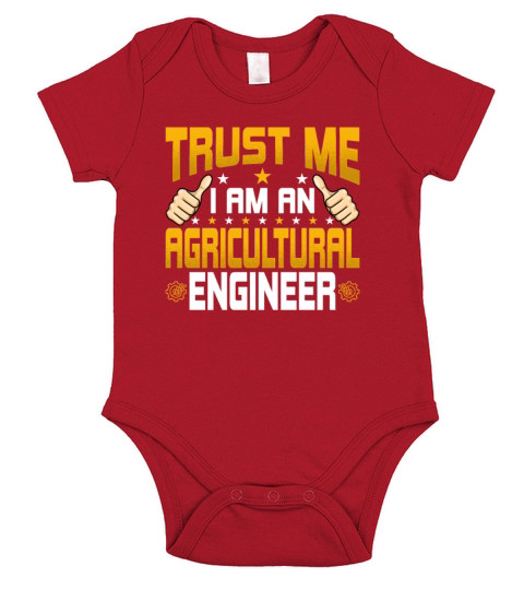 Funny Im an Agricultural Engineer Engineering Short Sleeve Baby One-Piece