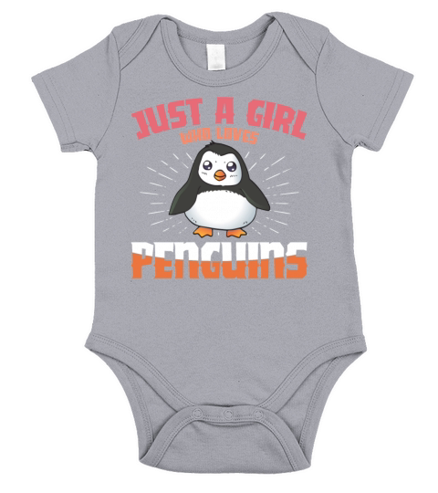 Funny Penguin Animal Bird Cute Fun Lovers Short Sleeve Baby One-Piece
