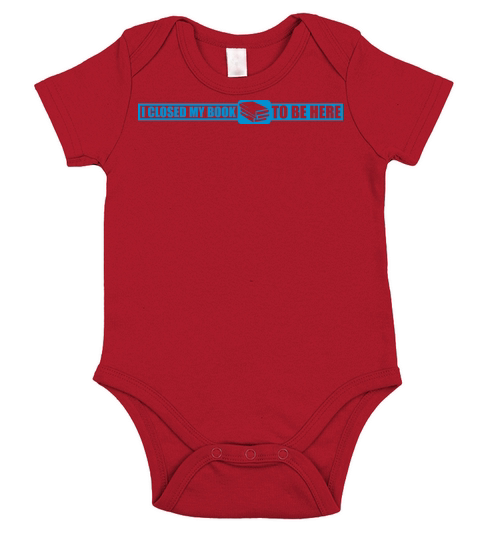 I closed my book Short Sleeve Baby One-Piece