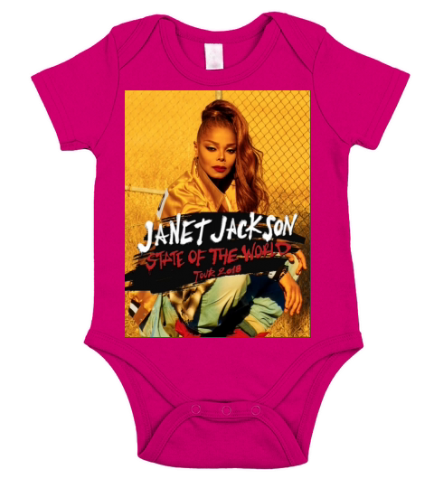 Janet Jackson state of the world Short Sleeve Baby One-Piece