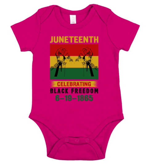 Juneteenth Black History Day Pride Gift Short Sleeve Baby One-Piece