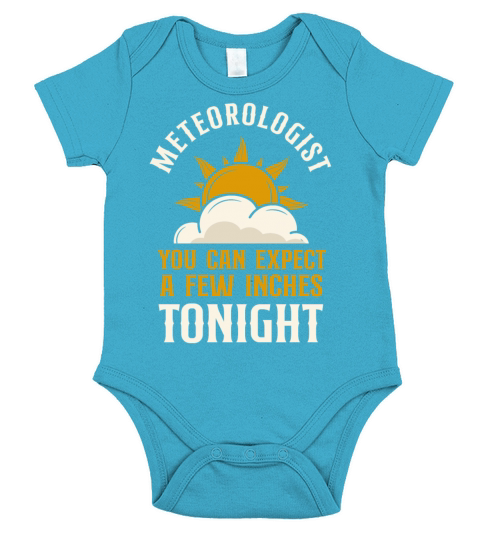 Meteorologist Weather Forecast Short Sleeve Baby One-Piece