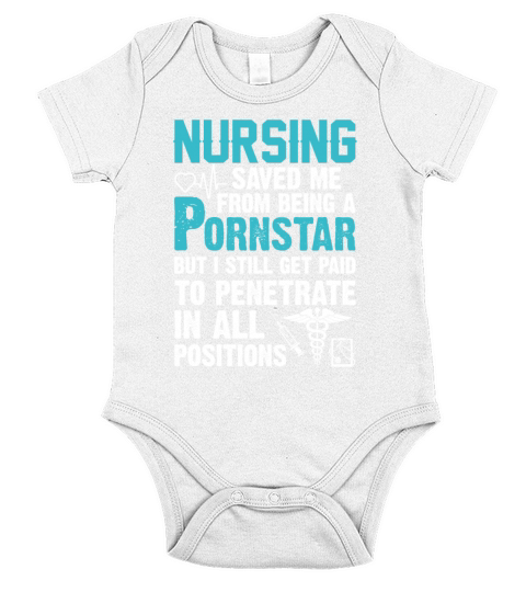 Nursing Saved Me From Being A Pornstar Short Sleeve Baby One-Piece