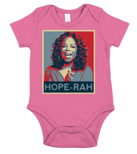 OPRAH FOR PRESIDENT 2020 - HOPE-RAH Short Sleeve Baby One-Piece