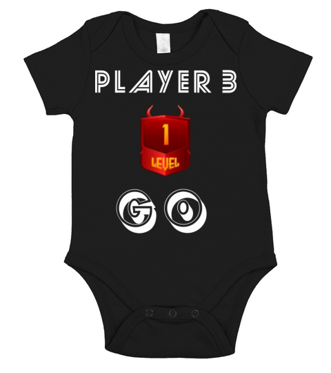 Player 3 GO Short Sleeve Baby One-Piece