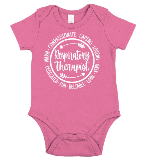 Respiratory Therapist Lung Healthcare Worker Short Sleeve Baby One-Piece