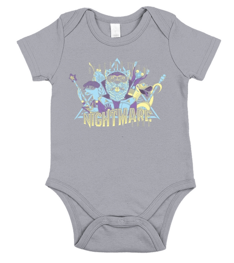 Riverbottom Nightmare Band Short Sleeve Baby One-Piece