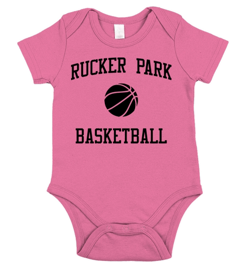 Rucker park basketball t-shirt Short Sleeve Baby One-Piece