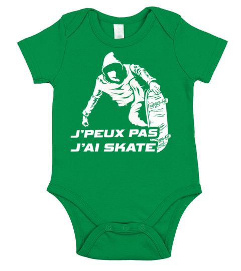 Skating Board Skate Skater Cant I Skateboard Short Sleeve Baby One-Piece