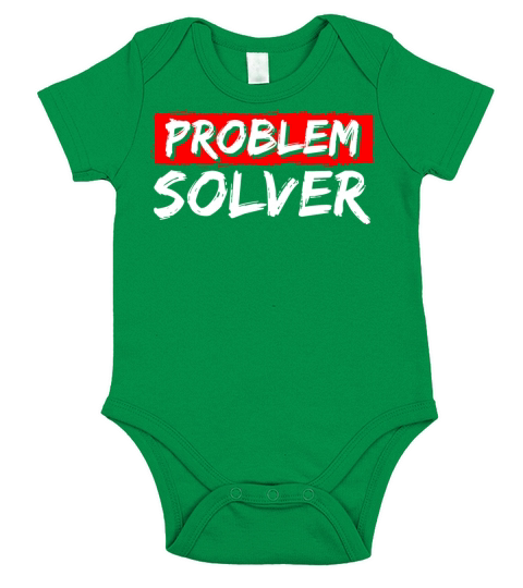 Solution Funny The Problem Short Sleeve Baby One-Piece
