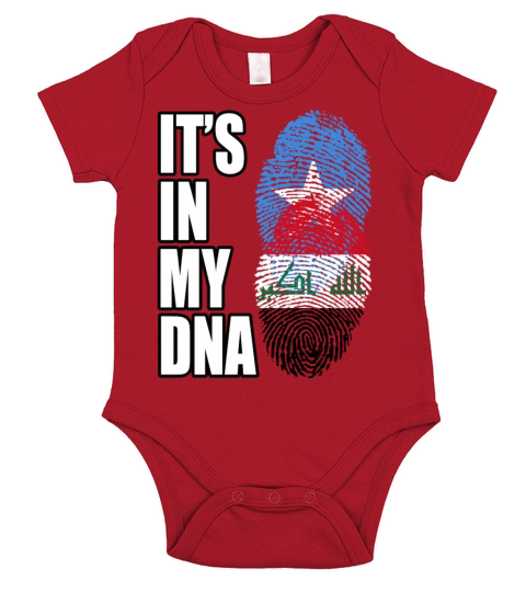 Somali And Iraqi Vintage Heritage DNA Flag Short Sleeve Baby One-Piece