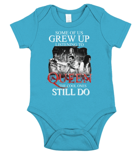 Some of us grew up listening to Queen the cool ones still do shirt - Ladies Flowy Tank Short Sleeve Baby One-Piece