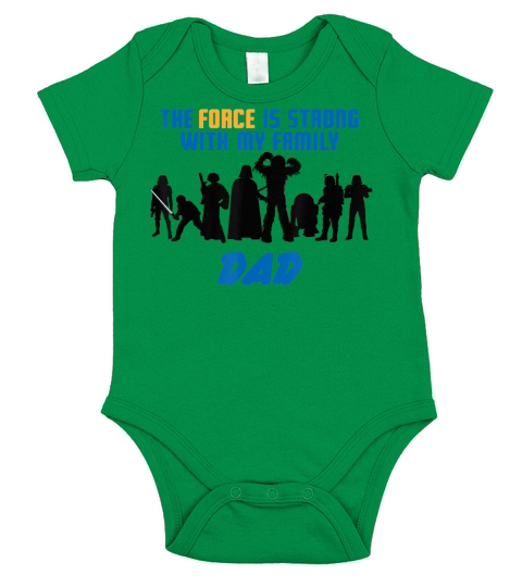 Star Wars The Force Matching Family DAD T-Shirt Short Sleeve Baby One-Piece