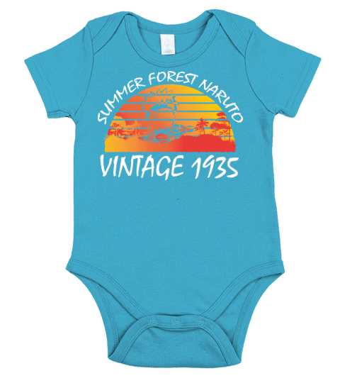 Summer Forest Vintage 1935 Short Sleeve Baby One-Piece