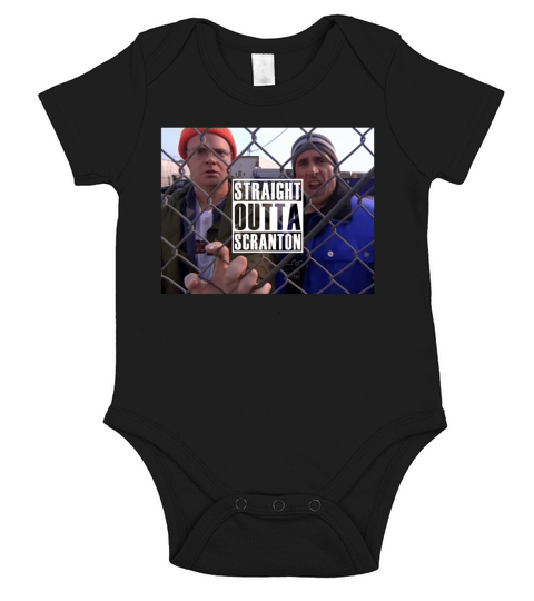 The Office Straight Outta Scranton shirt, hoodie, tank top Short Sleeve Baby One-Piece