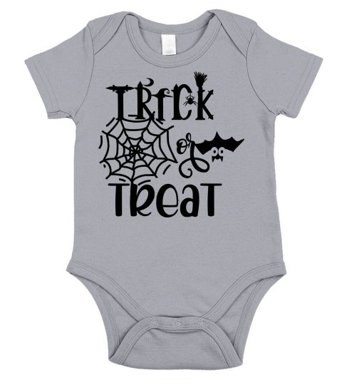 Trick or Treat Short Sleeve Baby One-Piece