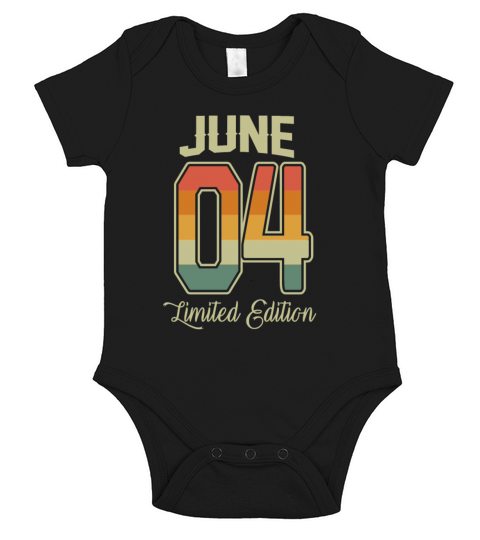 Vintage 18th Birthday June 2004 Sports Gift Short Sleeve Baby One-Piece