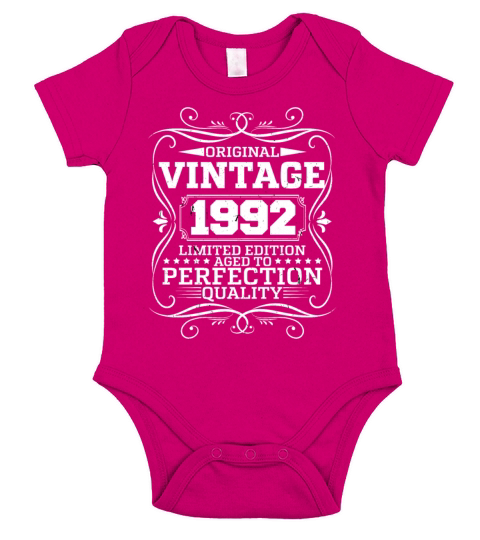Vintage 1992 Original Limited Edition Short Sleeve Baby One-Piece