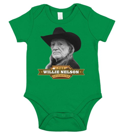 Willie Nelson Short Sleeve Baby One-Piece