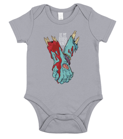 Zombies holding hands Short Sleeve Baby One-Piece
