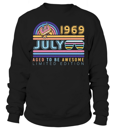 1969 July Vintage Sweatshirt Unisex